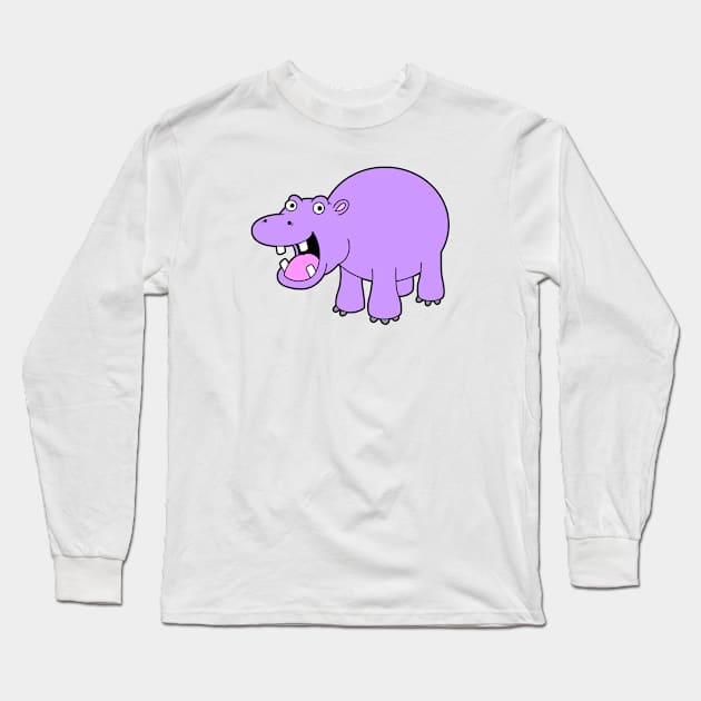 Hippo Long Sleeve T-Shirt by internethippo